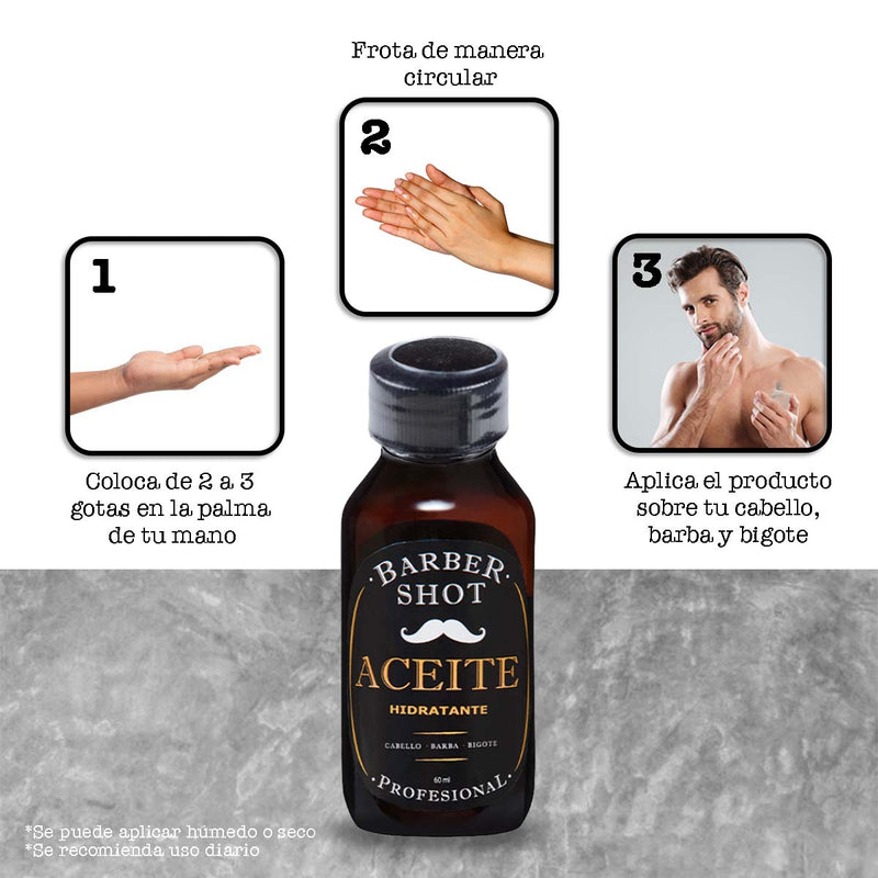 Aceite Para Barba Y Cabello Hidratación Profunda Con Bergamota