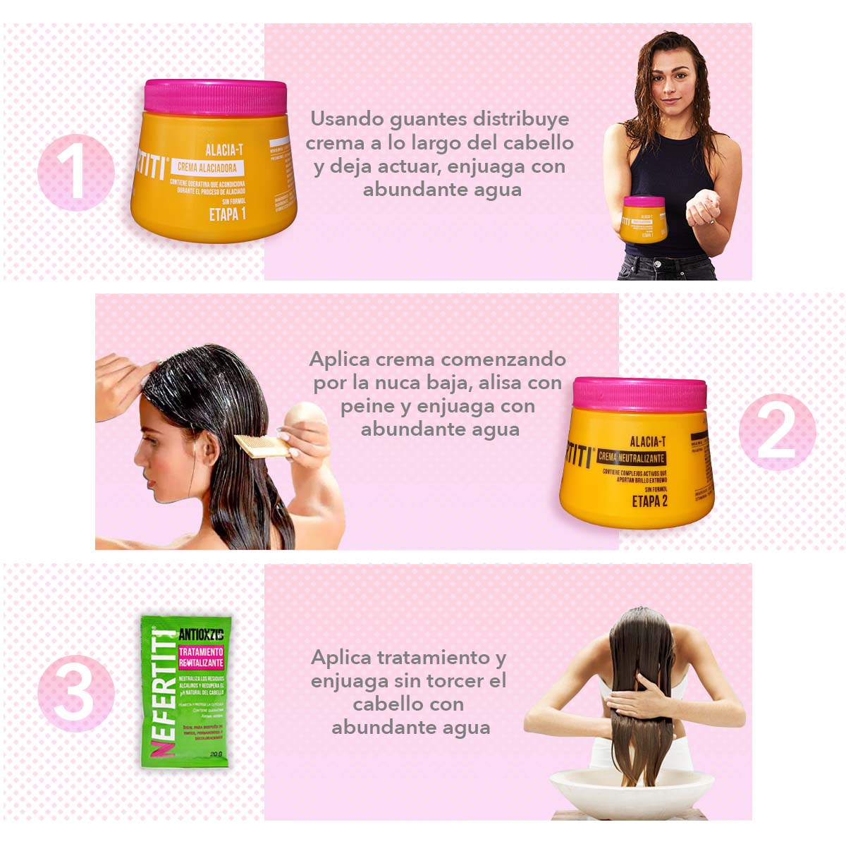 Nefertiti Alaciado Permanente Con Keratina Crema De Queratina