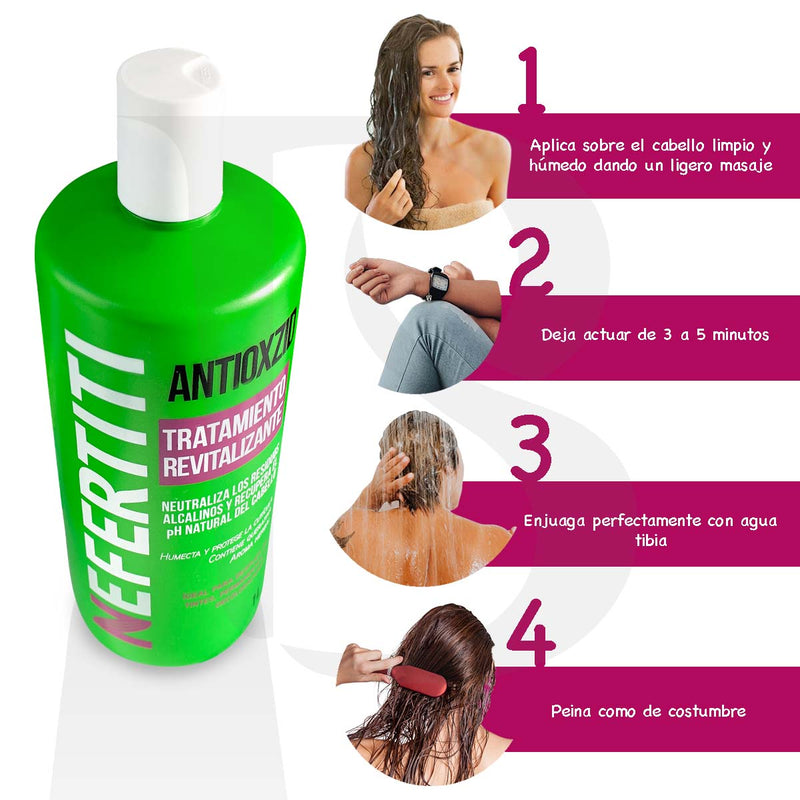 Tratamiento Antioxzid Nefertiti con Keratina 1lt