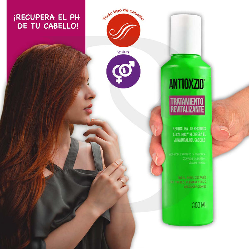 Tratamiento Antioxzid Con Keratina Post Tinte Restaura Y Humecta 300 ML
