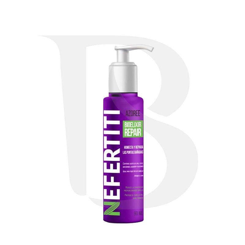Tratamiento Bioelixir Azoree para Cabello Maltratado Para Puntas Dañadas Nefertiti 90ml
