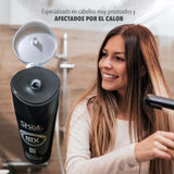 Tratamiento capilar bótox detox con ácido hialurónico, colágeno y keratina para reparación e hidratación profunda de cabello dañado