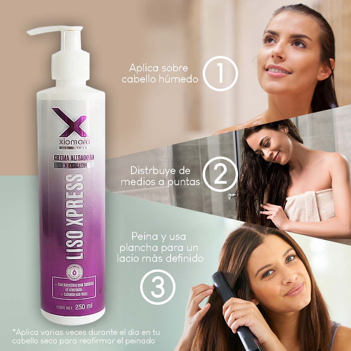 Crema Alisadora Keratina Para El Cabello Hombre Crema Alisadora