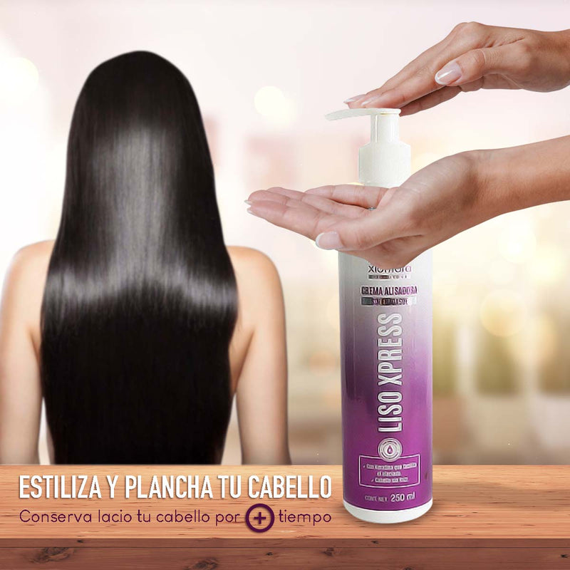 Crema Alisadora Sin Enjuague Con Keratina Liso Xpress Xiomara
