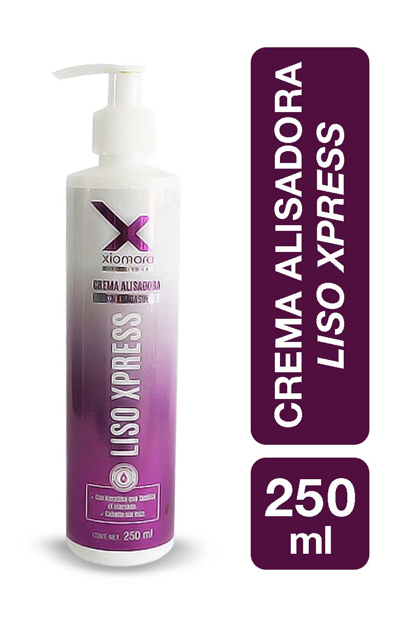 Crema Alisadora Sin Enjuague Con Keratina Liso Xpress Xiomara