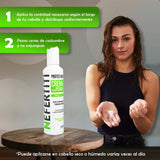 Crema para Peinar Cabello Liso - Sin Sal y Anti Frizz, Suavidad y Brillo