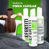 Crema para Peinar Cabello Liso - Sin Sal y Anti Frizz, Suavidad y Brillo