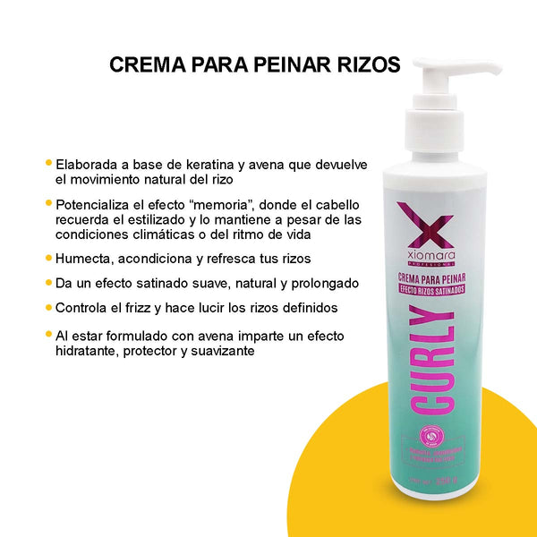 Crema Rizos Xiomara con Aceite de Coco y Karité