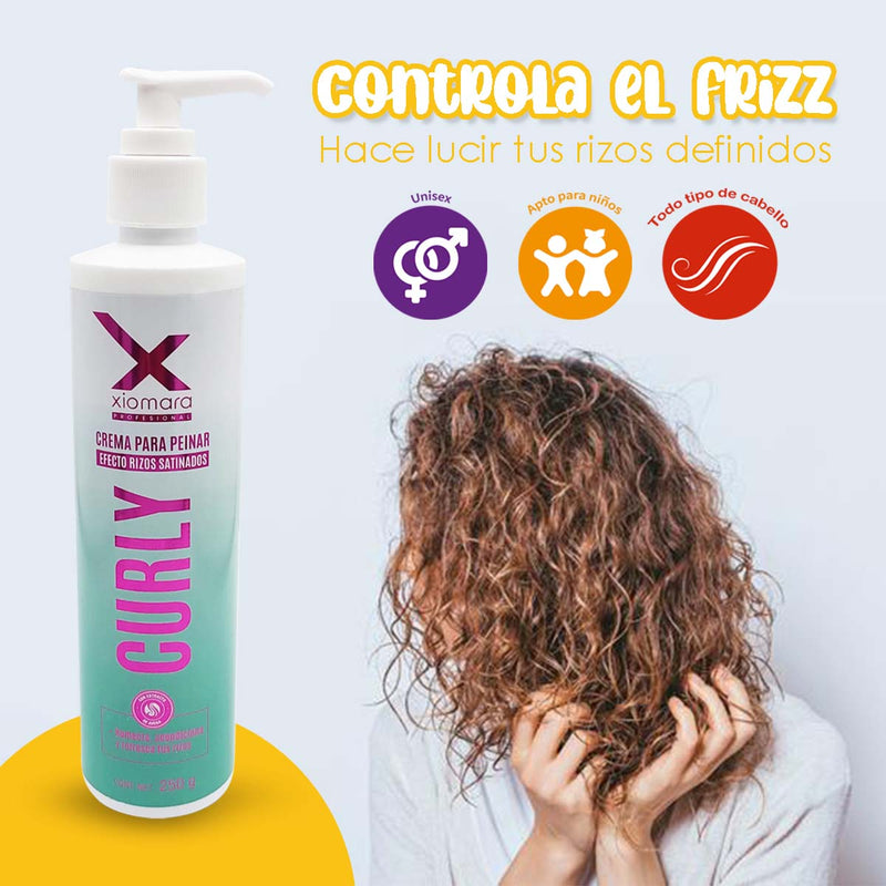 Crema Rizos Xiomara con Aceite de Coco y Karité
