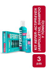 Kit Actiprevent Anticaída - Shampoo, Tónico y Ampolletas en Bolsa de Regalo