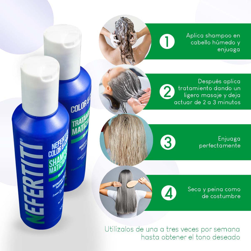 Shampoo y Tratamiento Bleu - Hidratación y Reparación Capilar