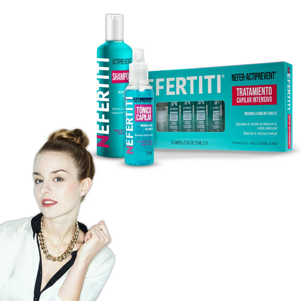 Kit Actiprevent Anticaída - Shampoo, Tónico y Ampolletas en Bolsa de Regalo