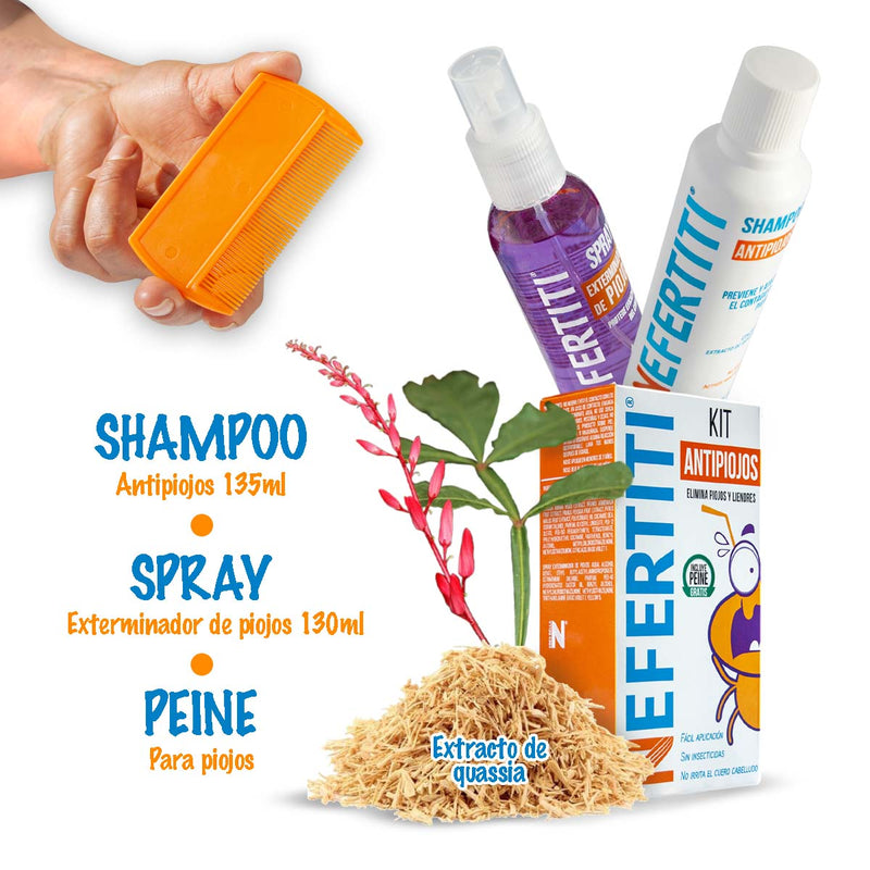 Kit para Piojos Sin Insecticidas - Elimina y Protege sin Irritación