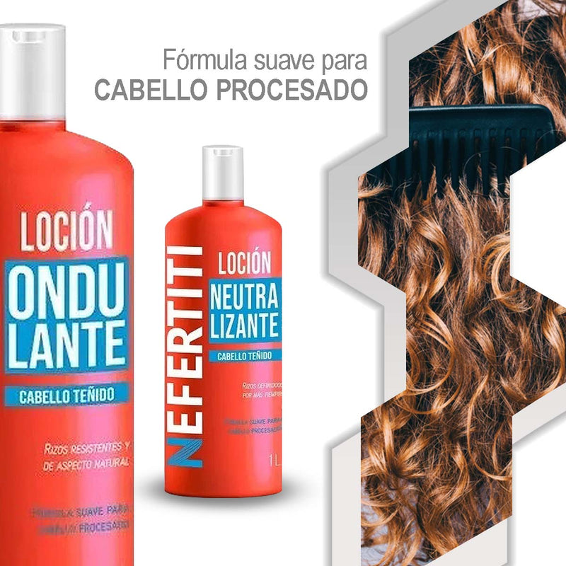 Kit Loción Ondulante + Neutralizante - Rizos en Cabello Teñido