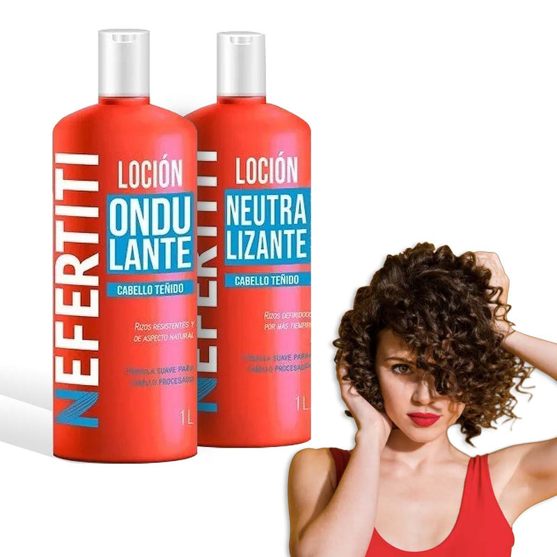 Kit Loción Ondulante + Neutralizante - Rizos en Cabello Teñido