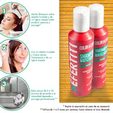 Shampoo Matizador rojo + Tratamiento con Keratina Nefertiti 300ml c/u