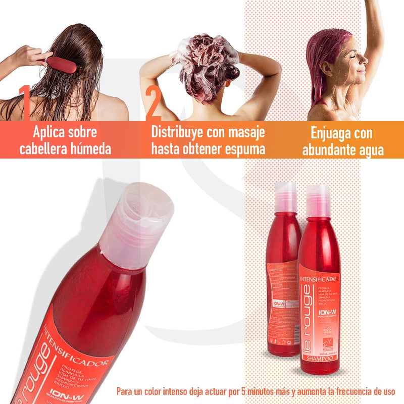 Shampoo Matizador Rojo Sin Parabenos Y Sin Sales 250ml