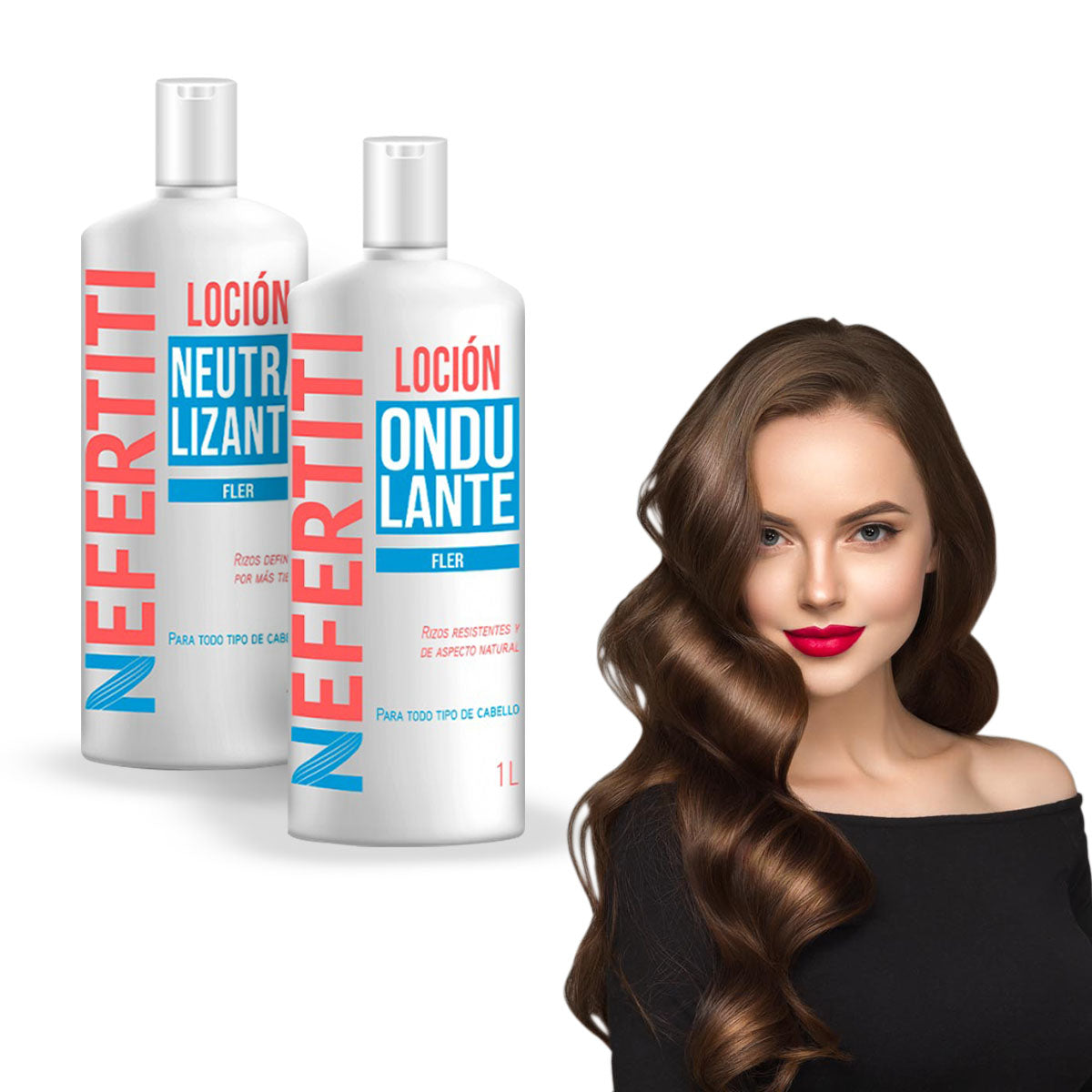 Kit Loción Ondulante + Neutralizante Fler - Rizos Definidos y Duradero ...