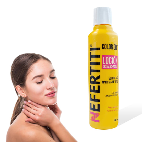 Removedor De Tinte Desmanchador Piel Loción 135 Ml Nefertiti