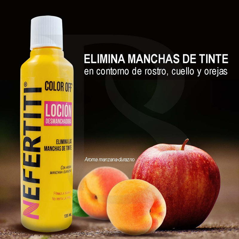 Removedor De Tinte Desmanchador Piel Loción 135 Ml Nefertiti