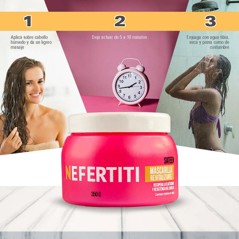 Mascarilla Sateen Revitalizante - Hidratación y Reparación