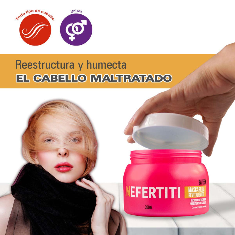 Mascarilla Sateen Revitalizante - Hidratación y Reparación