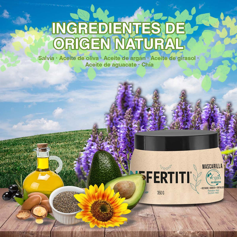 Mascarilla Vegan - Hidratación Profunda y Reparación Capilar