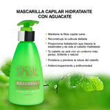 Mascarilla Capilar De Aguacate Kolor Shot Nutre Y Da Brillo Natural 300ml