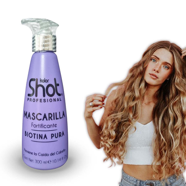 Mascarilla Biotina Pura Con Colageno Kolor Shot 300 ml