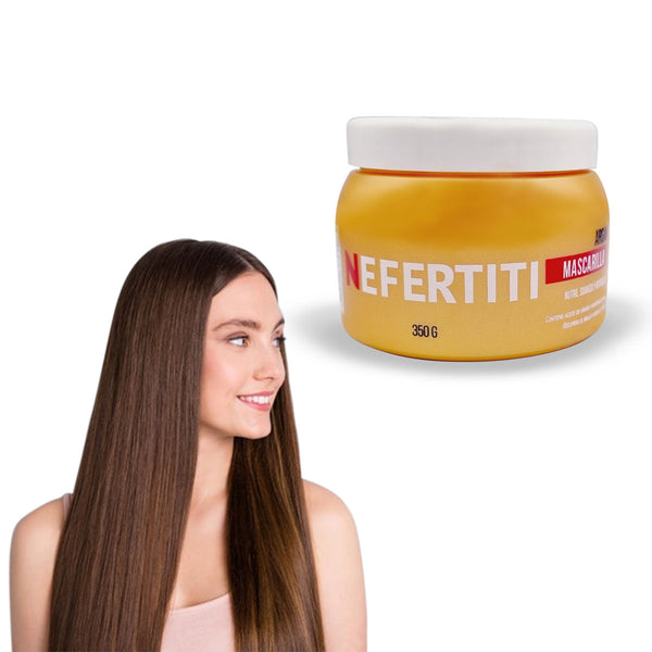 Mascarilla Para Cabello Maltratado Argan Hidratante Nefertiti 350gr