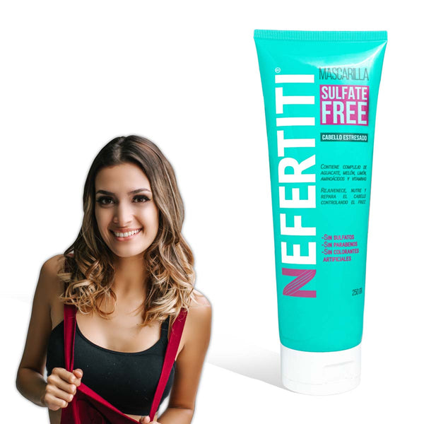 Mascarilla Sin Parabenos Para Cabello Teñido Nefertiti 250gr