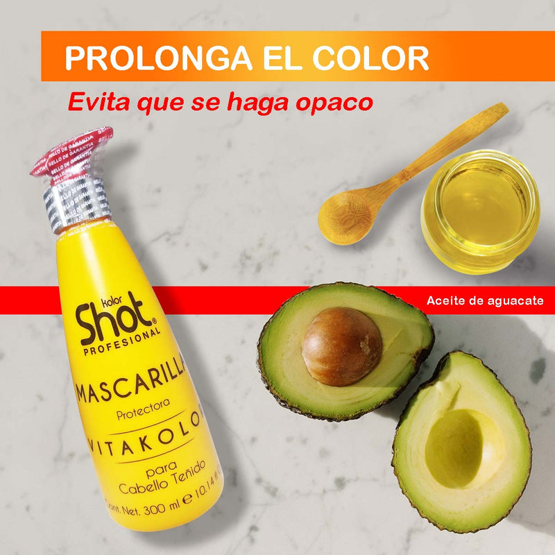 Mascarilla Capilar Vitakolor Para Cabello Teñido + Keratina 300ml