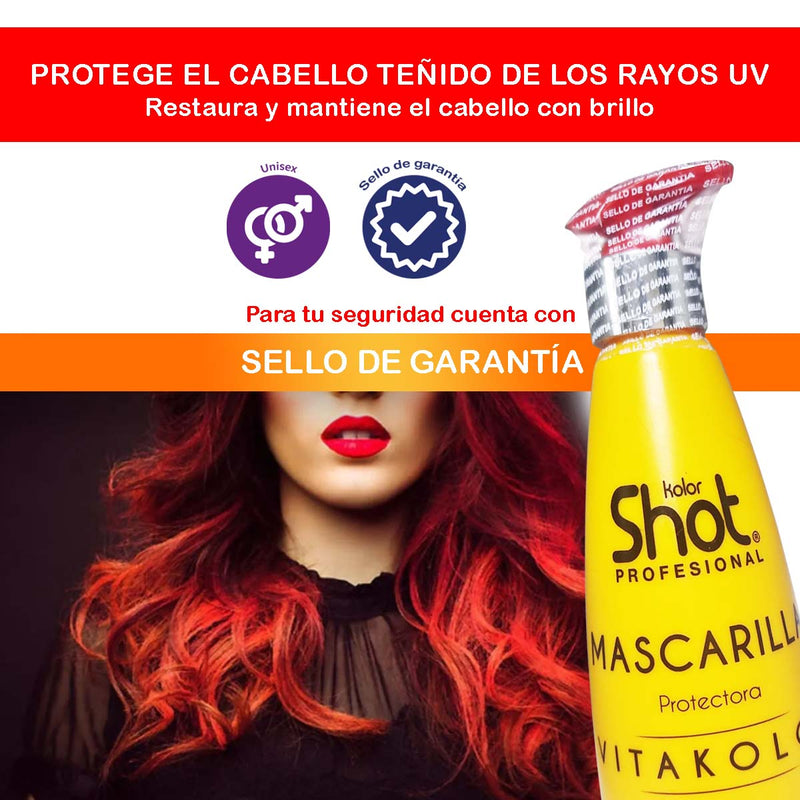 Mascarilla Capilar Vitakolor Para Cabello Teñido + Keratina 300ml