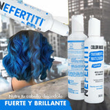 Matizador Azul Para Cabello Sin Parabenos Con Keratina Nefertiti 300ml
