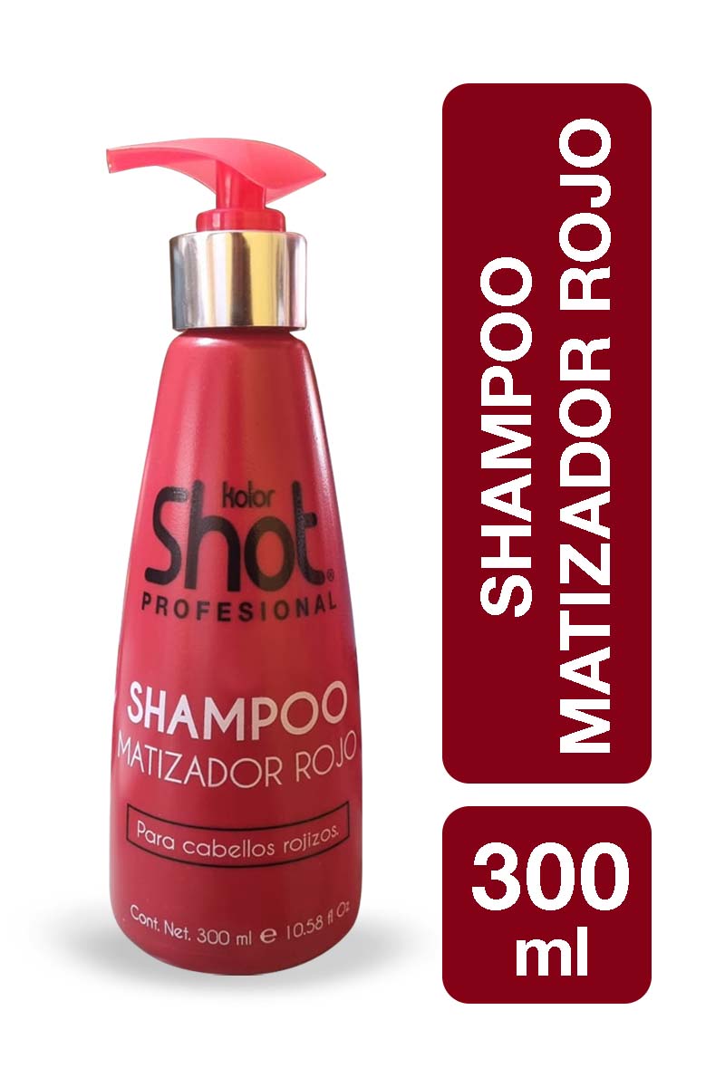 Shampoo Matizador Color Rojo Kolor Shot 300 ml
