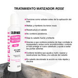 Matizador Rosa Para Cabello Sin Parabenos Con Keratina Nefertiti 300ml