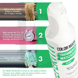 Matizador verde Para Cabello Sin Parabenos Con Keratina Nefertiti 300ml