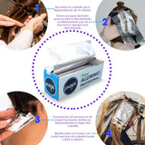 Papel Aluminio Profesional para Mechas, Balayage y Decoloraciones | Resistente al Calor, Evita Escurrimientos y Manchas, Ideal para Coloraciones y Reflejos