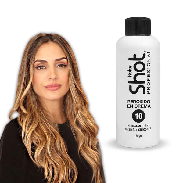 Revelador en Crema Peróxido H₂O₂ Kolor Shot 10‑40 Vol