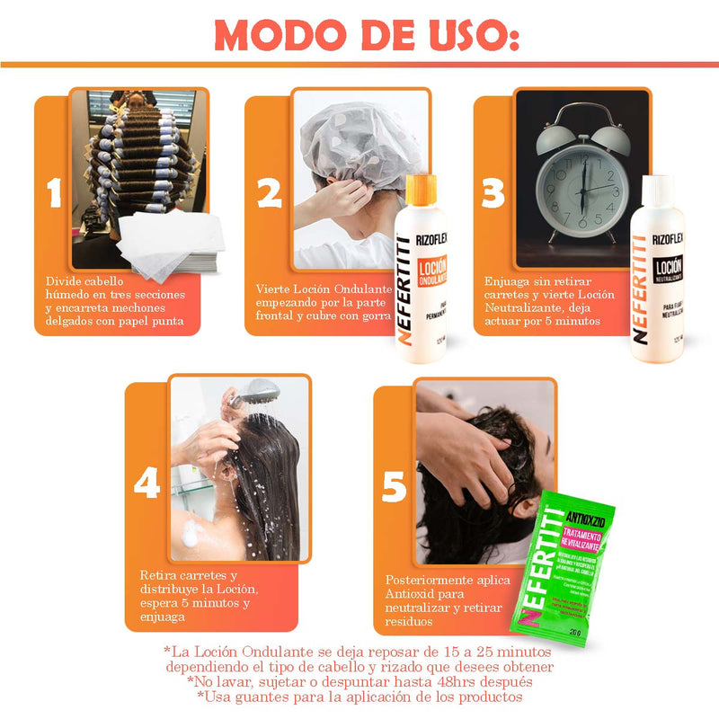 Kit Rizoflex - Permanente para Rizos Definidos y Naturales