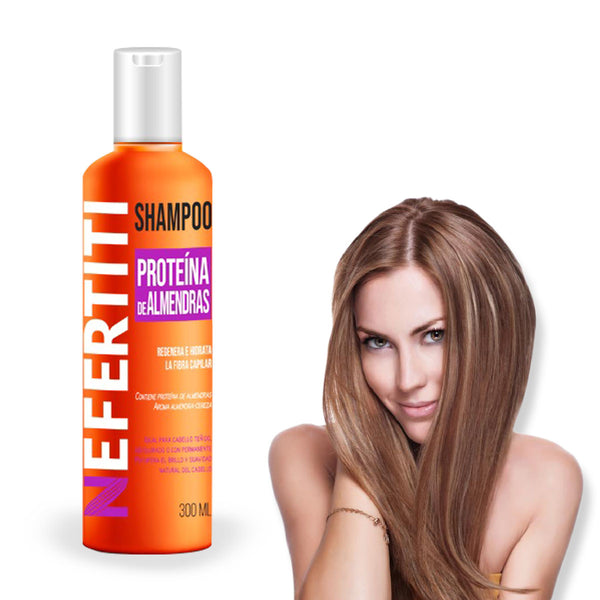 Shampoo De Almendras Hidratante Con Extracto Natural Para Cabello Seco o Maltratado