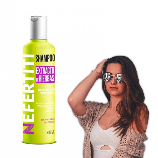 Shampoo Hierbas con Romero, Ortiga y Aloe Vera 300 ml