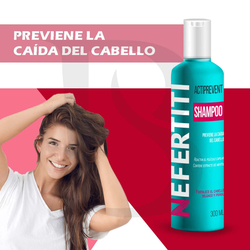 Shampoo Anticaída Actiprevent Refresca Y Fortalece El Pelo