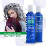 Shampoo Matizador Azul Nefertiti Neutraliza Amarillos 300ml