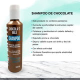 Shampoo Chocola-T Max con Keratina, Cacao y Bambú 300ml