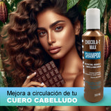 Shampoo Chocola-T Max con Keratina, Cacao y Bambú 300ml