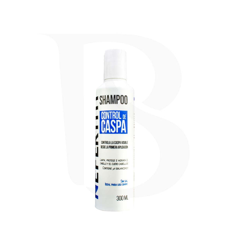 Shampoo Sin Sal Para Control De Caspa Nefertiti 300ml