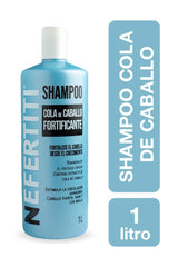 Shampoo Cola De Caballo Fortificante Para Crecimiento de cabello Nefertiti 1 Litro