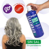 Shampoo Matizador Plata Bleu Nefertiti Sin Sal Ni Parabenos 1Lt