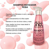 Shampoo Matizador Rosa Fantasía con Pigmentos + Keratina